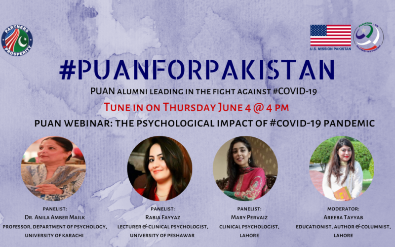 PUANforPakistan: Webinar on The Psychological Impact of COVID-19 Pandemic