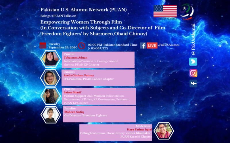 PUAN Talks: Session on Empowering Women Through Film (In Conversation with Subjects and Co-Director of Freedom Fighters by Sharmeen Obaid Chinoy