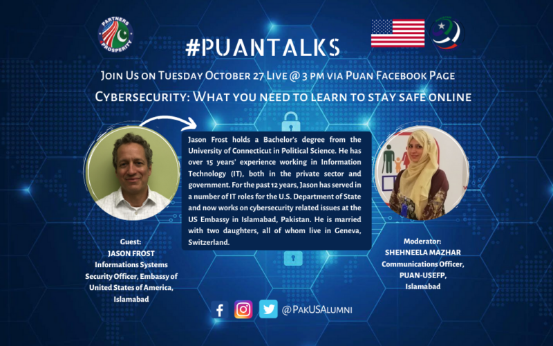 PUAN Talks: Webinar on Cyber Security- What You Need to Know to Stay Safe Online