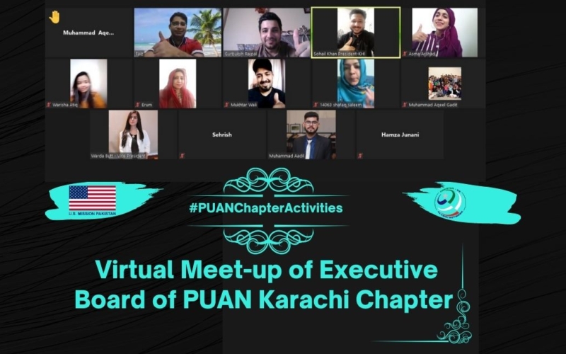 PUAN Karachi Virtually Meets Executive Board