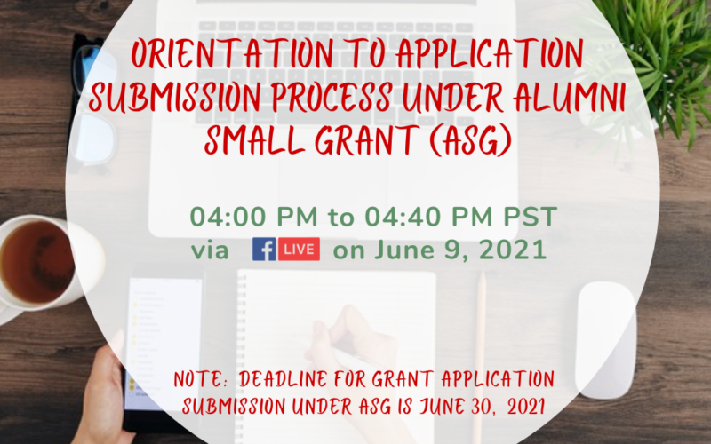 PUAN Arranges Orientation to Application Submission Process Under Alumni Small Grant