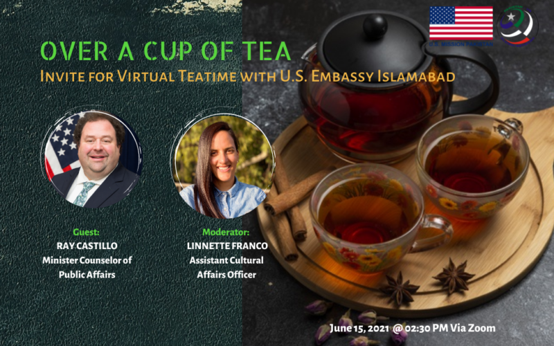 Over a Cup of Tea: Virtual Tea Time with U.S. Embassy