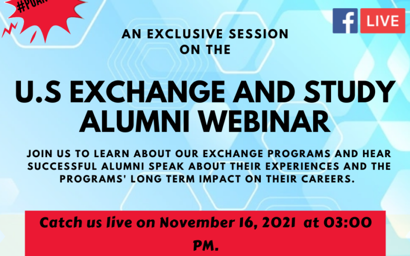 U.S. Exchange and Study Alumni Webinar