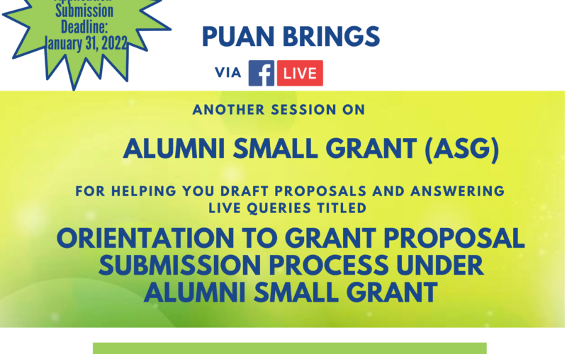 Orientation to Proposal Submission Process Under Alumni Small Grant Opportunity