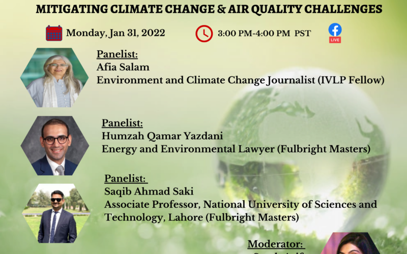 Monthly PUAN Talk on Climate Change Theme Happens on 31 Jan