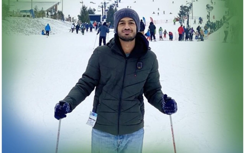 UGRAD Alumnus Enjoys His First Ski Trip