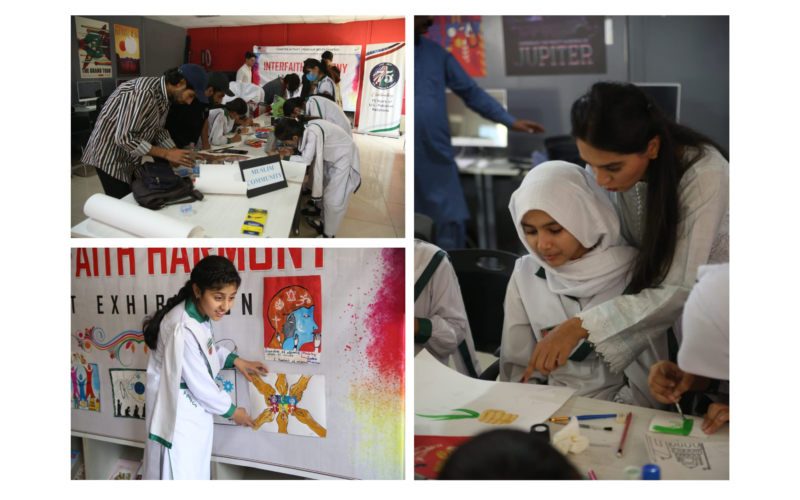 Students Share Creative Ideas in Inter-Faith Harmony-An Art Exhibition