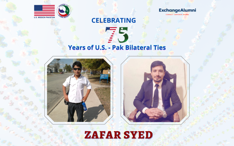 Zafar Syed Feels Truly Blessed to have Accomplished His Childhood Dream