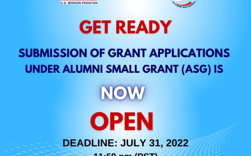 Submission of Applications Under Alumni Small Grant is Now Open