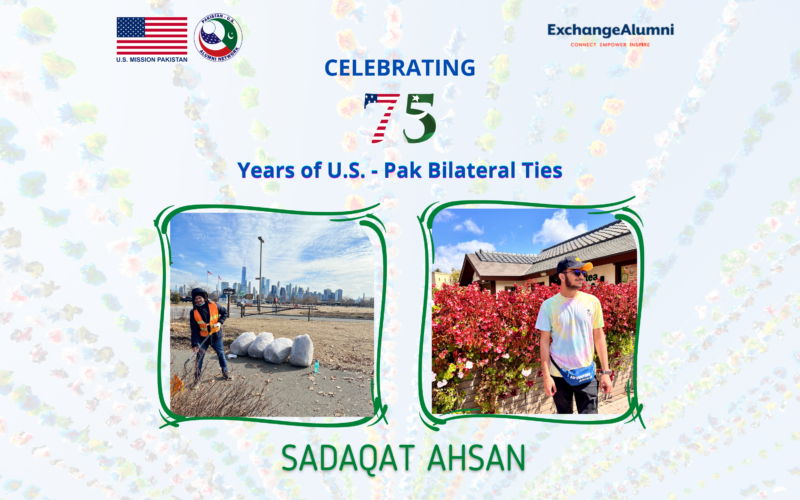 Meet Our Alumnus Sadaqat Ahsan Who Wants to be an Inspiring Climate Activist