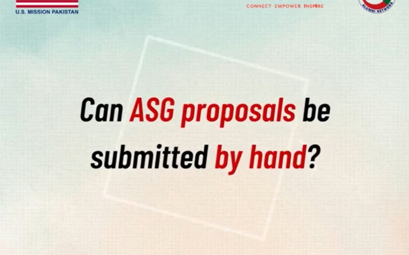 Can ASG Proposals Be Submitted by Hand?