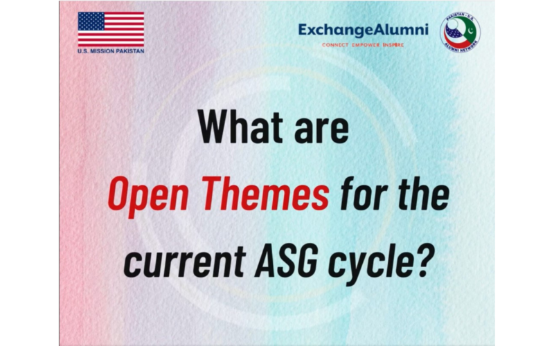 Open Themes for the Current ASG Cycle