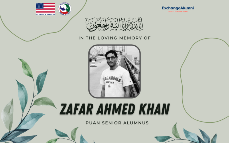 PUAN Senior Alumnus Zafar Ahmed Khan Passes Away