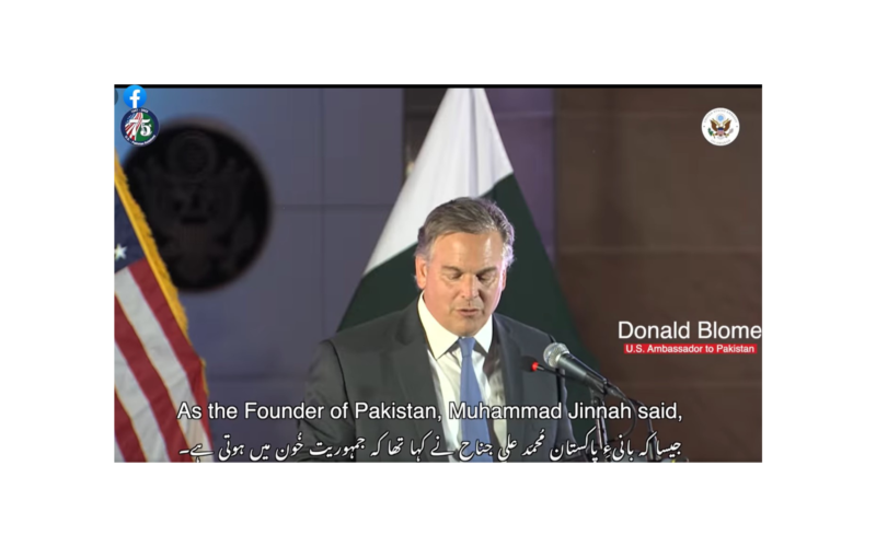 “People of the U.S. will Continue to Stand with Pakistan”