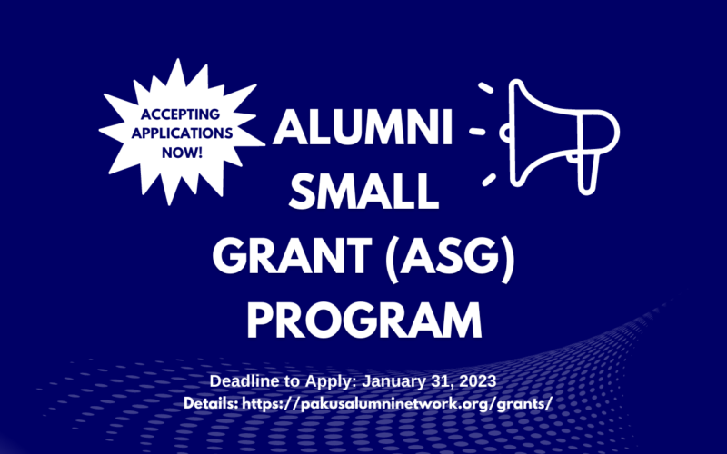 Applications Open Under Alumni Small Grant Program