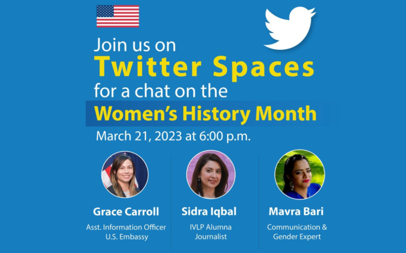 Join Sidra Iqbal and Marva Bari for Twitter Spaces