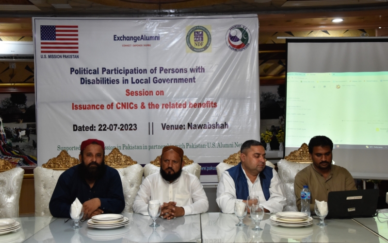 Abid Lashari Creates Awareness About Significance of Disability ID Card